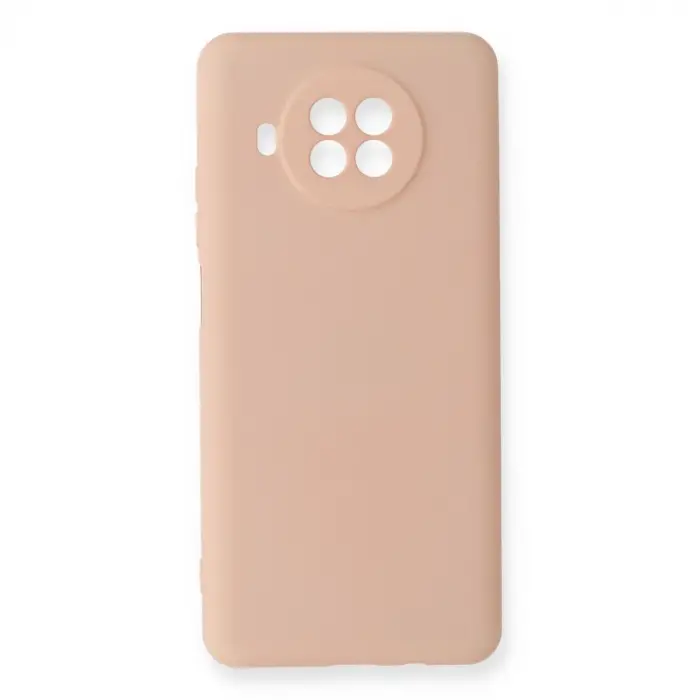 Xiaomi Mi 10t Lite Kılıf Nano İçi Kadife Silikon - Pudra
