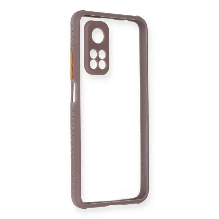 Xiaomi Mi 10t Pro Kılıf Miami Şeffaf Silikon - Açık Mor