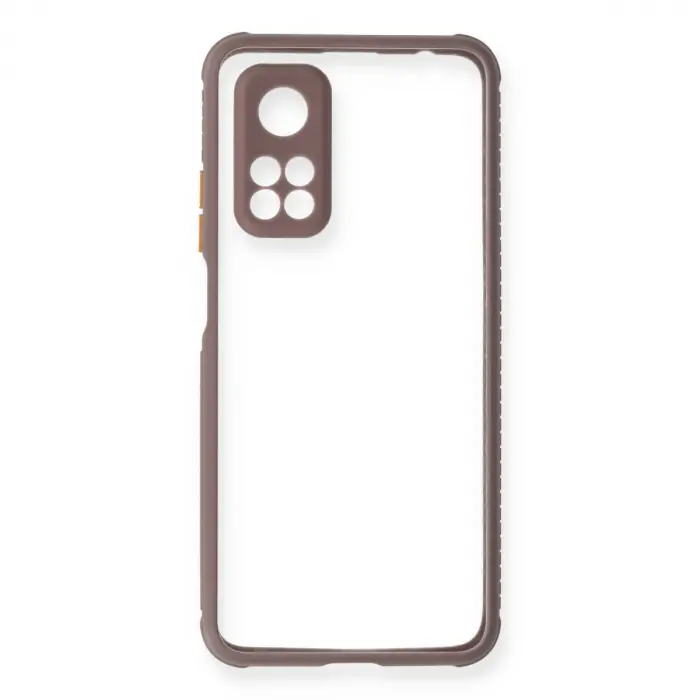 Xiaomi Mi 10t Pro Kılıf Miami Şeffaf Silikon - Açık Mor