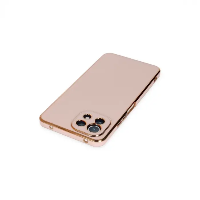 Xiaomi Mi 11 Lite Kılıf Volet Silikon - Pembe