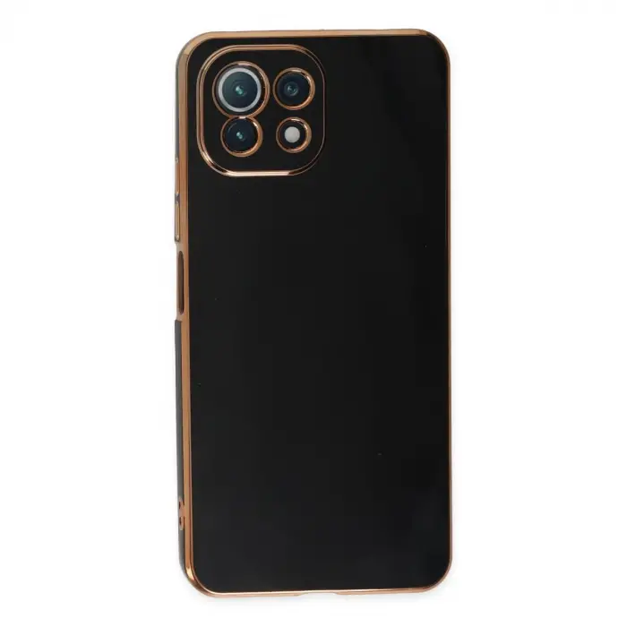 Xiaomi Mi 11 Lite Kılıf Volet Silikon - Siyah