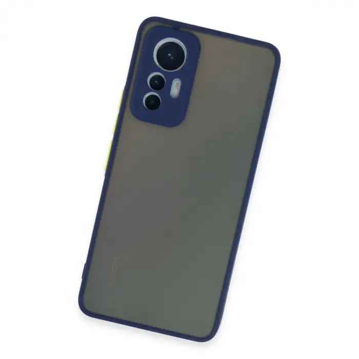 Xiaomi Mi 12 Lite Kılıf Montreal Silikon Kapak - Lacivert