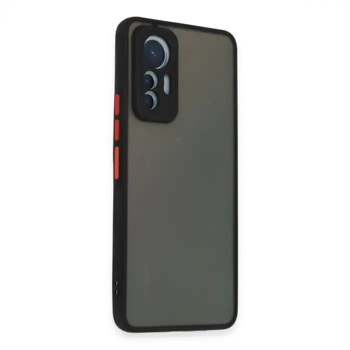Xiaomi Mi 12 Lite Kılıf Montreal Silikon Kapak - Siyah