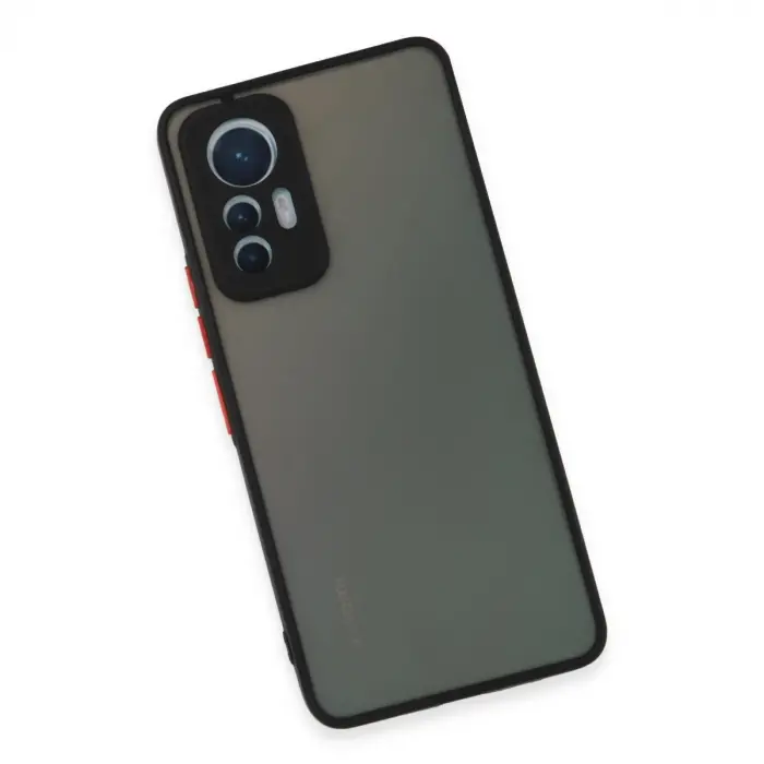 Xiaomi Mi 12 Lite Kılıf Montreal Silikon Kapak - Siyah