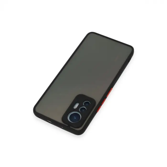 Xiaomi Mi 12 Lite Kılıf Montreal Silikon Kapak - Siyah