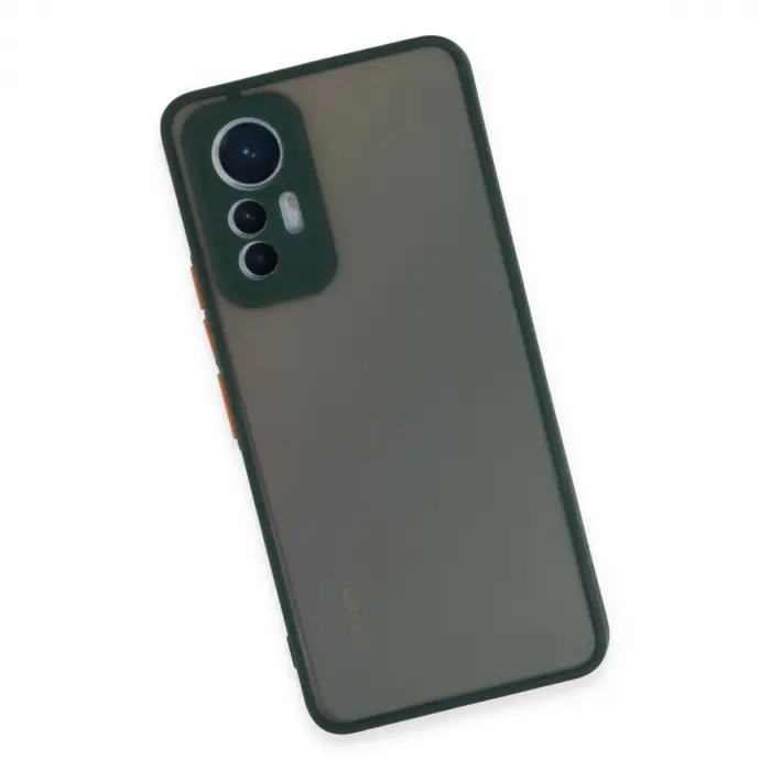 Xiaomi Mi 12 Lite Kılıf Montreal Silikon Kapak - Yeşil