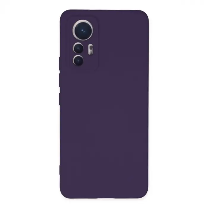 Xiaomi Mi 12 Lite Kılıf Nano İçi Kadife Silikon - Mor