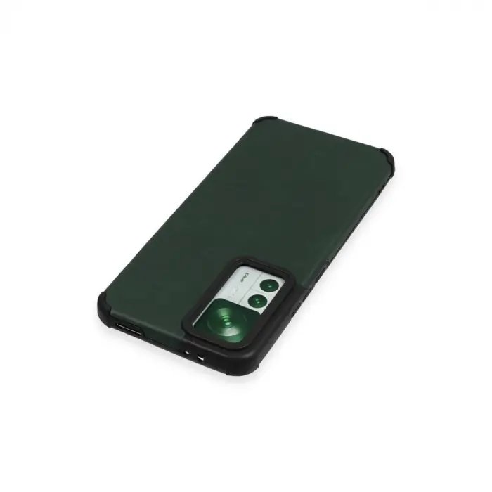 Xiaomi Mi 12t Kılıf Loop Deri Silikon - Yeşil