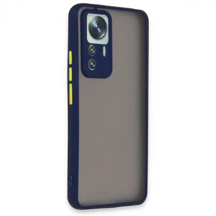 Xiaomi Mi 12t Pro Kılıf Montreal Silikon Kapak - Lacivert