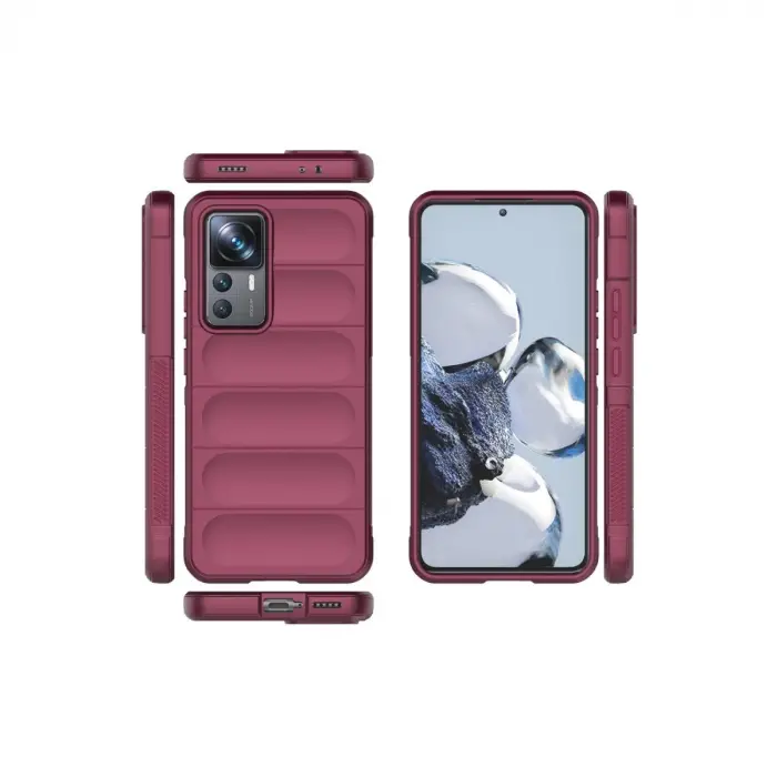 Xiaomi Mi 12t Pro Kılıf Optimum Silikon - Bordo