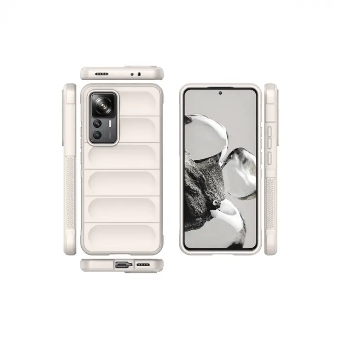 Xiaomi Mi 12t Pro Kılıf Optimum Silikon - Krem