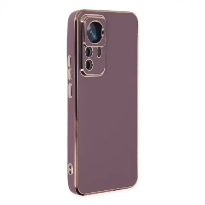 Xiaomi Mi 12t Pro Kılıf Volet Silikon - Mor