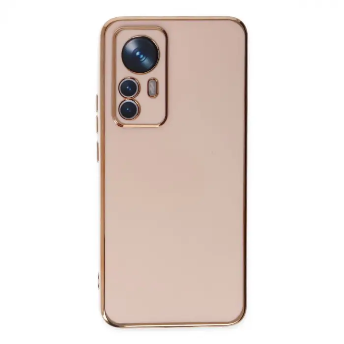 Xiaomi Mi 12t Pro Kılıf Volet Silikon - Pembe