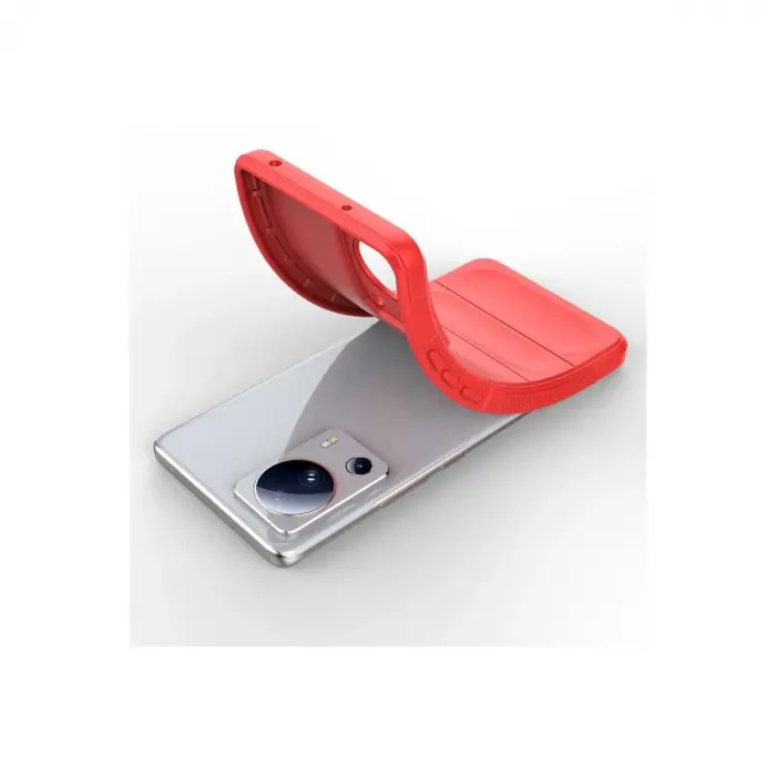 Xiaomi Mi 13 Lite Kılıf Optimum Silikon - Kırmızı