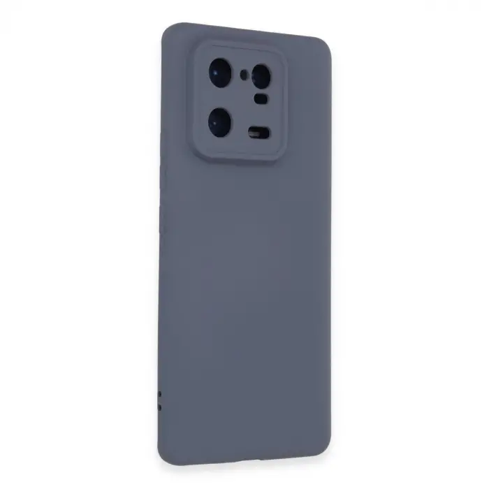 Xiaomi Mi 13 Pro Kılıf Nano İçi Kadife Silikon - Gri