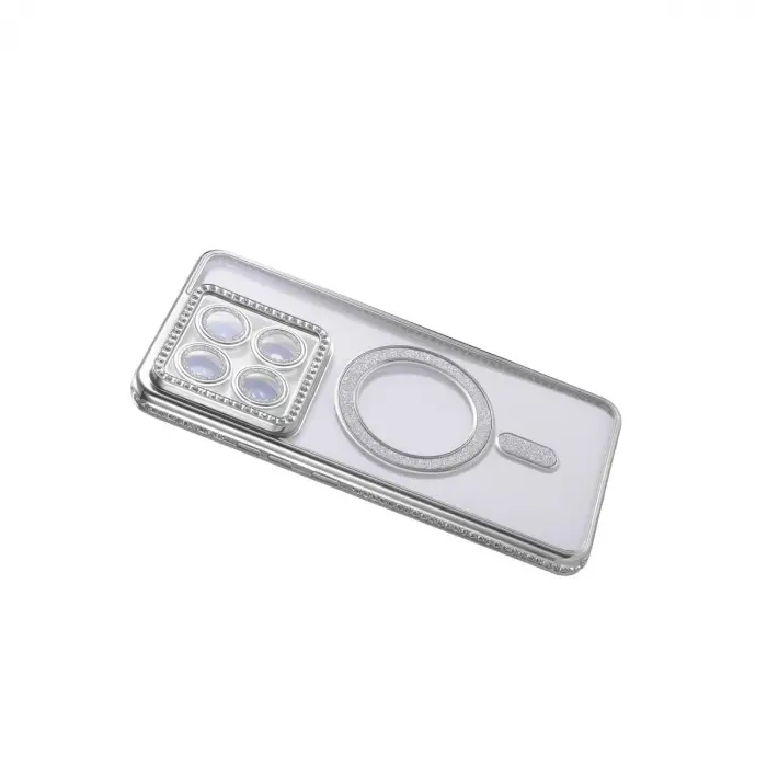 Xiaomi Mi 14t Pro Joke Simli Magneticsafe Kılıf - Gümüş