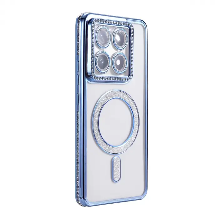 Xiaomi Mi 14t Pro Joke Simli Magneticsafe Kılıf - Mavi