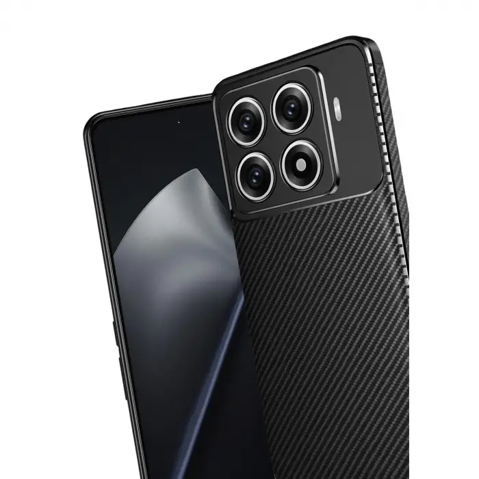 Xiaomi Mi 15t Pro Auto Focus Karbon Kapak - Siyah