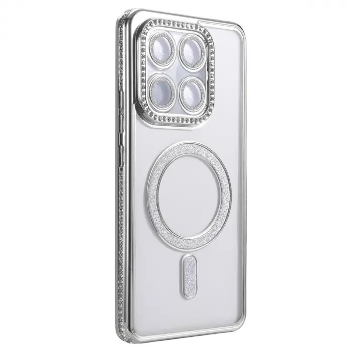 Xiaomi Mi 15t Pro Joke Simli Magneticsafe Kılıf - Gümüş
