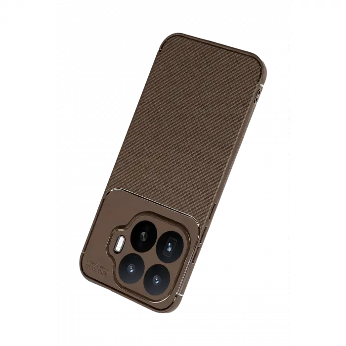 Xiaomi Mi 17t Auto Focus Karbon Kapak - Kahverengi