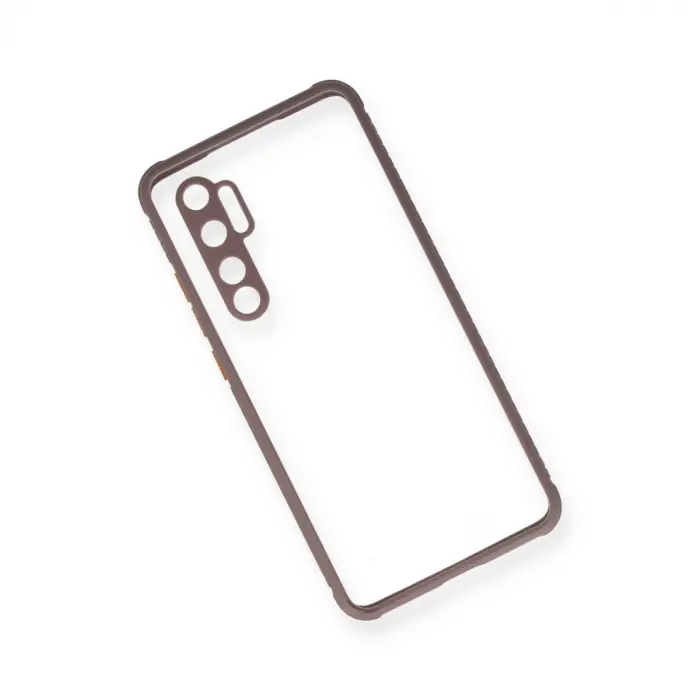 Xiaomi Mi Note 10 Lite Kılıf Miami Şeffaf Silikon - Açık Mor