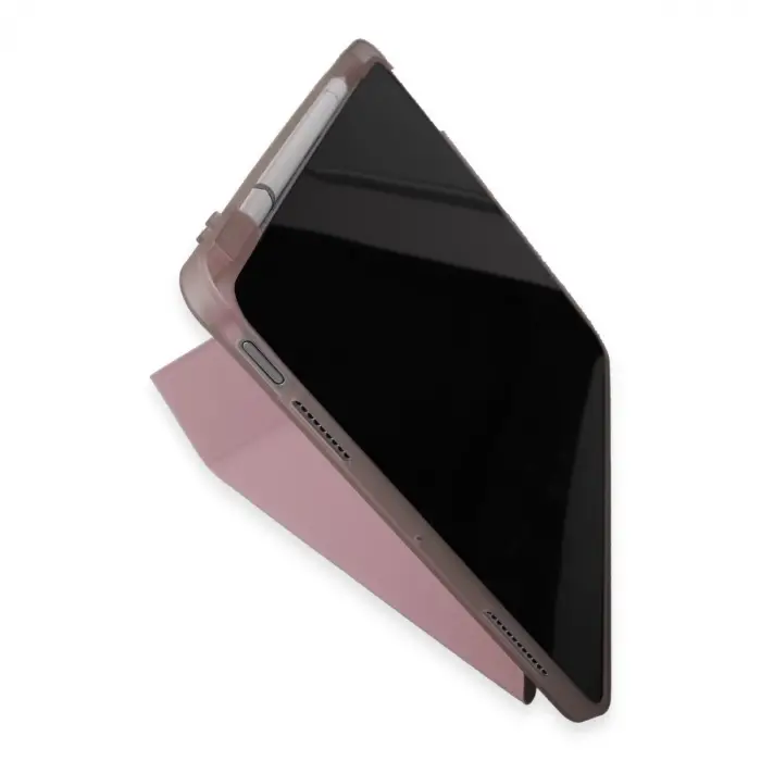 Xiaomi Pad 6 Kılıf Kalemlikli Mars Tablet Kılıfı - Rose Gold