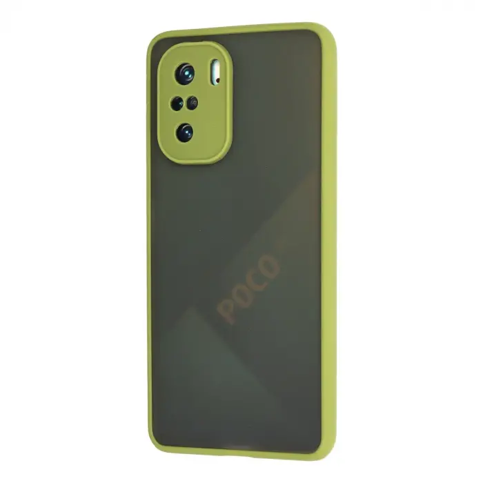 Xiaomi Poco F3 Kılıf Montreal Silikon Kapak - Açık Yeşil