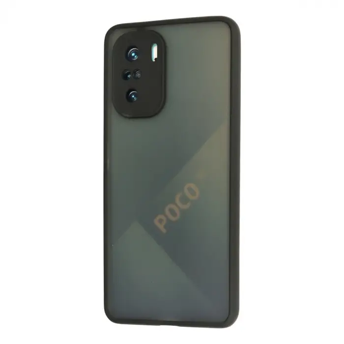 Xiaomi Poco F3 Kılıf Montreal Silikon Kapak - Siyah