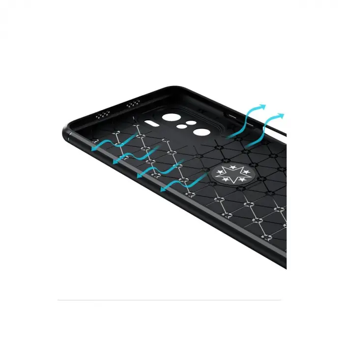 Xiaomi Poco F3 Kılıf Range Yüzüklü Silikon - Kırmızı