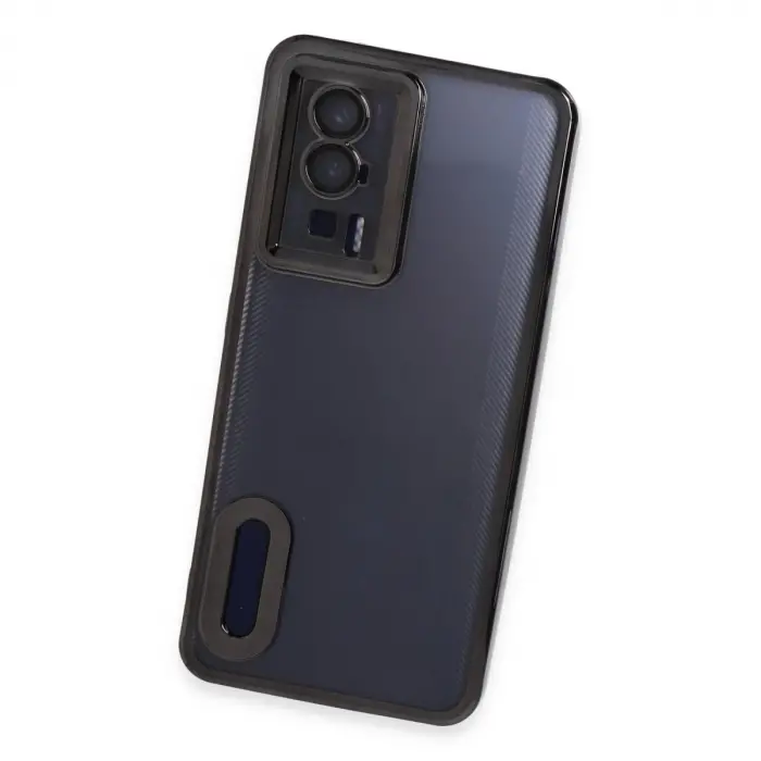 Xiaomi Poco F5 Pro Kılıf Slot Silikon - Siyah