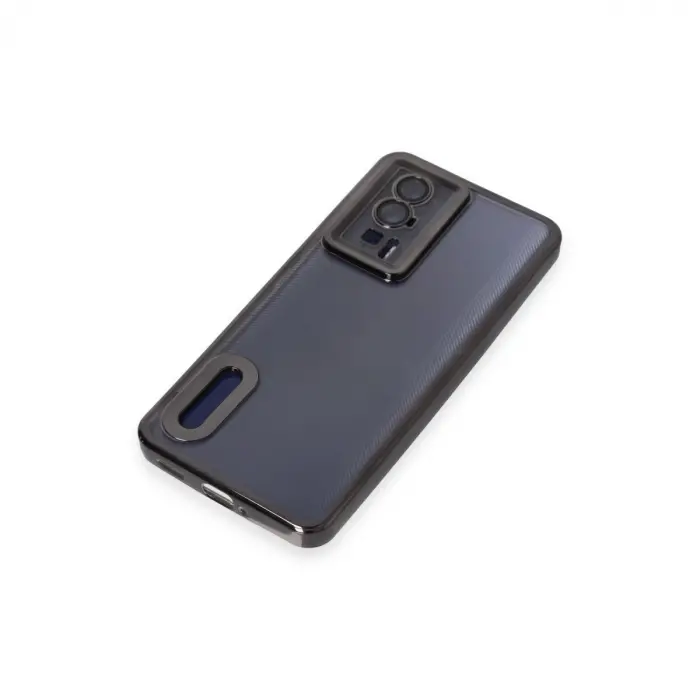 Xiaomi Poco F5 Pro Kılıf Slot Silikon - Siyah