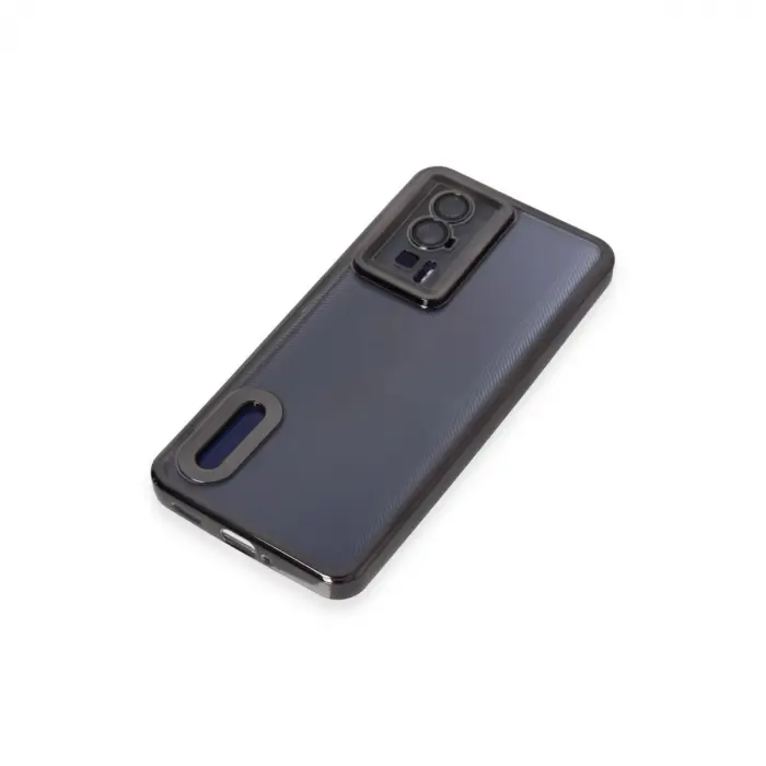 Xiaomi Poco F5 Pro Kılıf Slot Silikon - Siyah