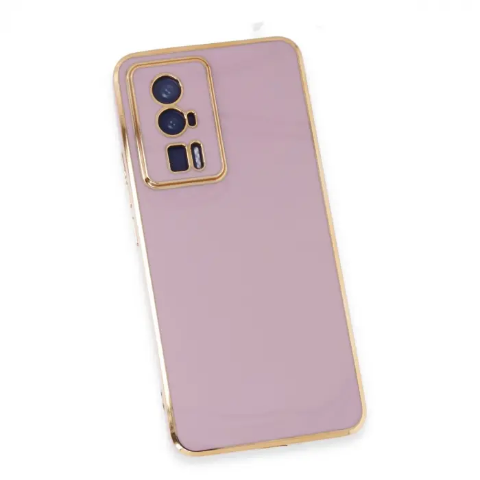 Xiaomi Poco F5 Pro Kılıf Volet Silikon - Mor