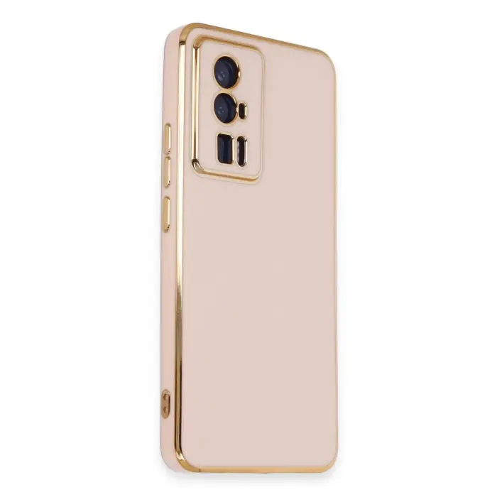 Xiaomi Poco F5 Pro Kılıf Volet Silikon - Pembe