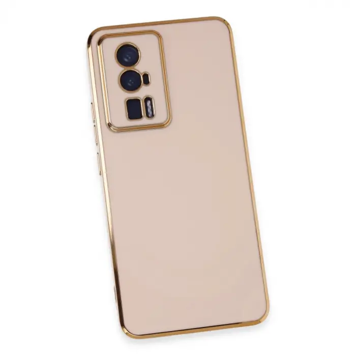 Xiaomi Poco F5 Pro Kılıf Volet Silikon - Pembe