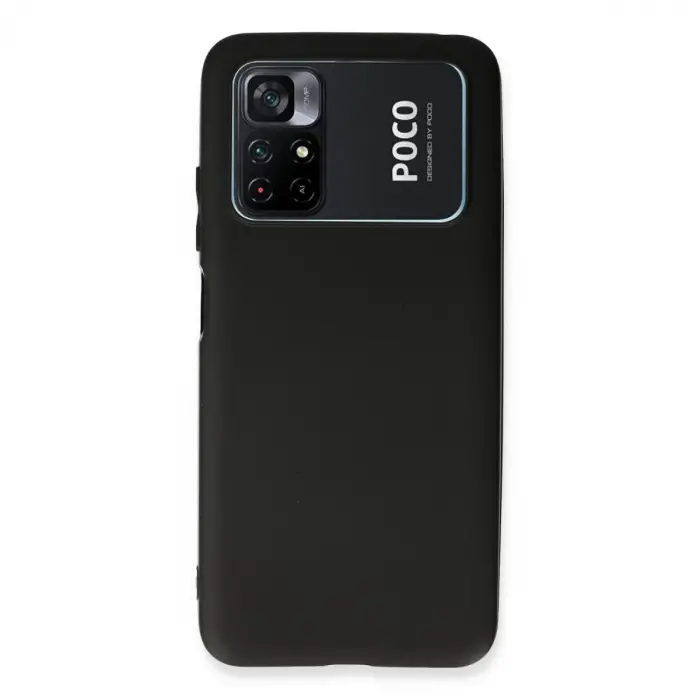 Xiaomi Poco M4 Pro 4g Kılıf First Silikon - Siyah