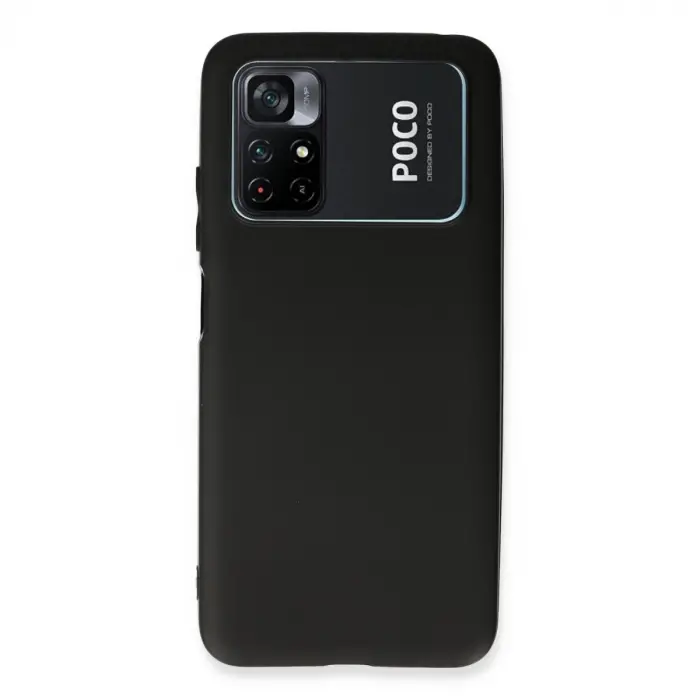 Xiaomi Poco M4 Pro 4g Kılıf First Silikon - Siyah
