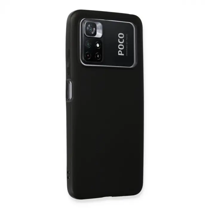 Xiaomi Poco M4 Pro 4g Kılıf First Silikon - Siyah