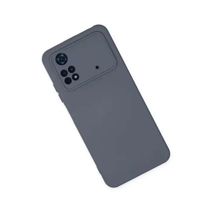 Xiaomi Poco M4 Pro 4g Kılıf Nano İçi Kadife Silikon - Gri