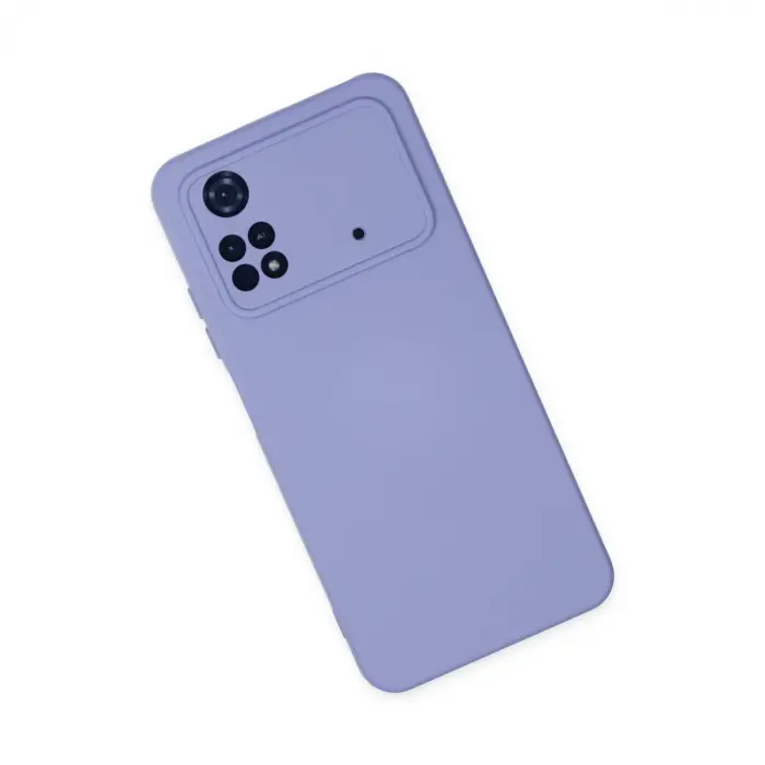 Xiaomi Poco M4 Pro 4g Kılıf Nano İçi Kadife Silikon - Lila