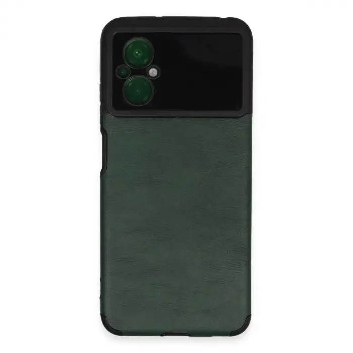 Xiaomi Poco M5 Kılıf Loop Deri Silikon - Yeşil