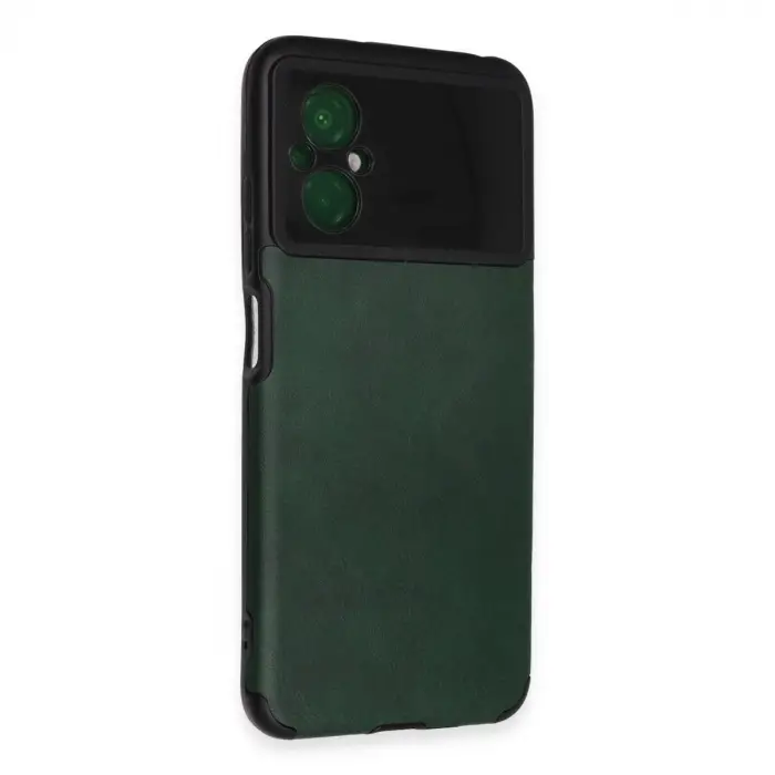 Xiaomi Poco M5 Kılıf Loop Deri Silikon - Yeşil