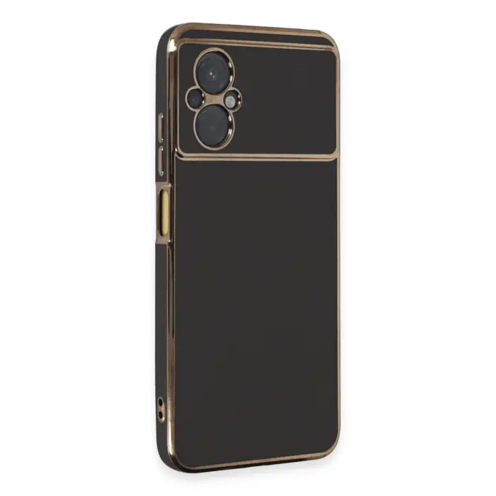 Xiaomi Poco M5 Kılıf Volet Silikon - Siyah