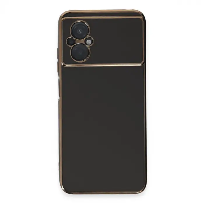 Xiaomi Poco M5 Kılıf Volet Silikon - Siyah