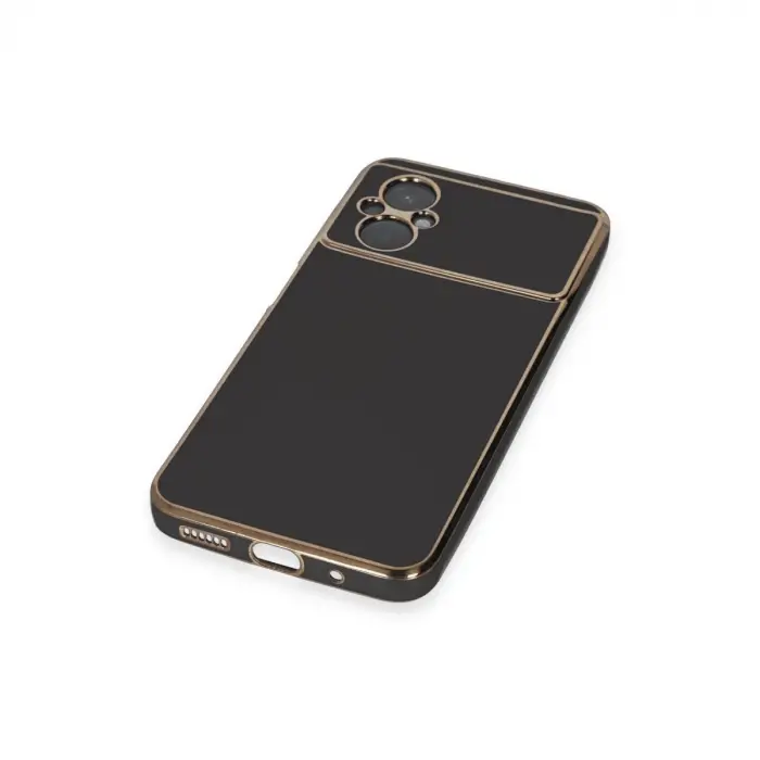 Xiaomi Poco M5 Kılıf Volet Silikon - Siyah