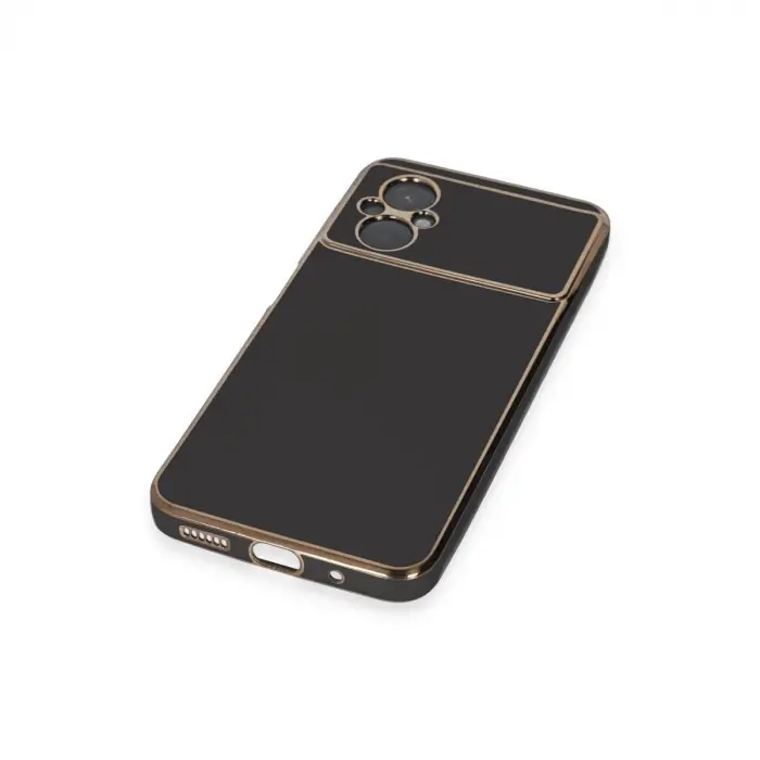 Xiaomi Poco M5 Kılıf Volet Silikon - Siyah