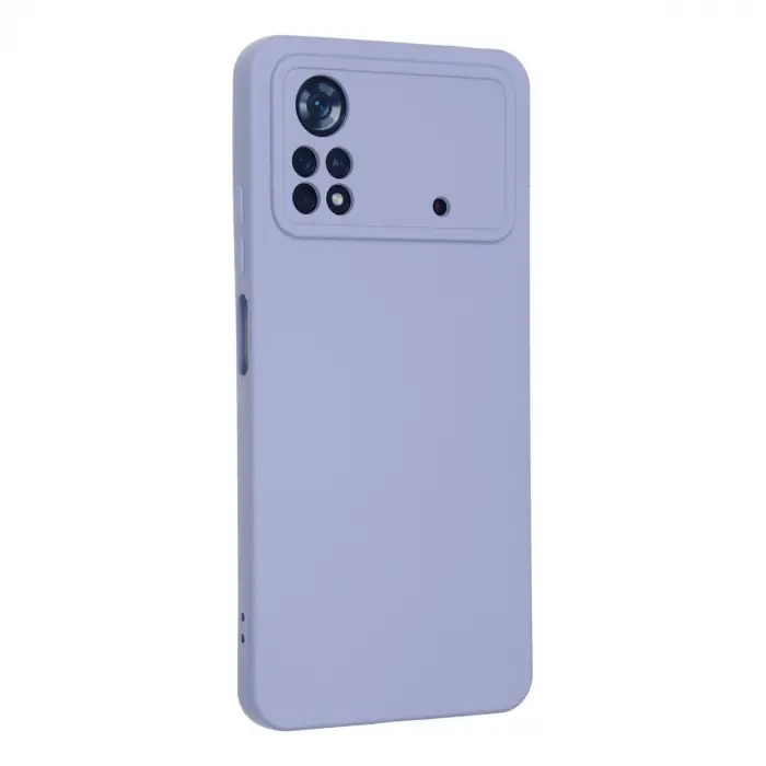 Xiaomi Poco X4 Pro 5g Kılıf Nano İçi Kadife Silikon - Lila