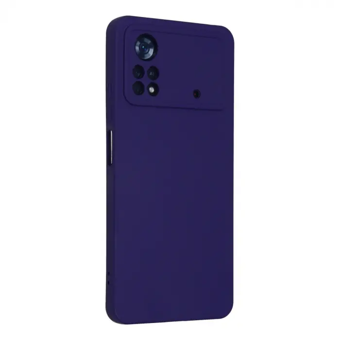 Xiaomi Poco X4 Pro 5g Kılıf Nano İçi Kadife Silikon - Mor