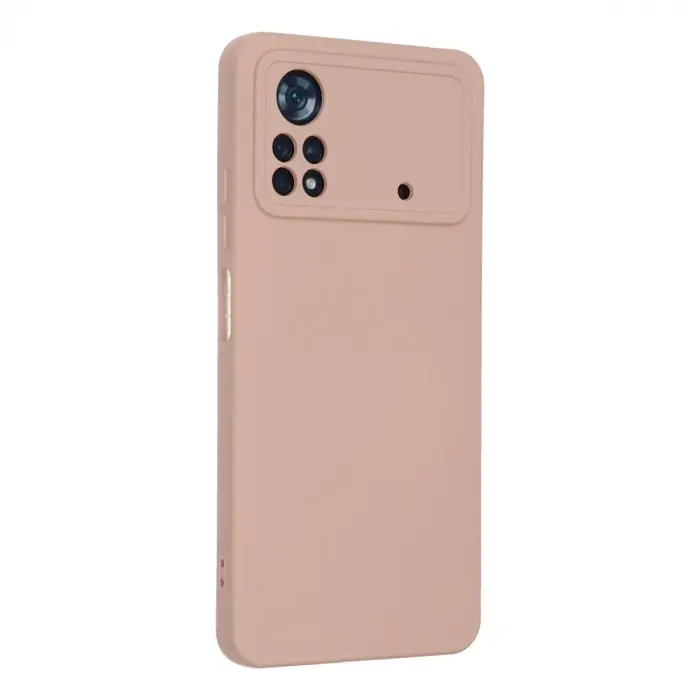 Xiaomi Poco X4 Pro 5g Kılıf Nano İçi Kadife Silikon - Pudra