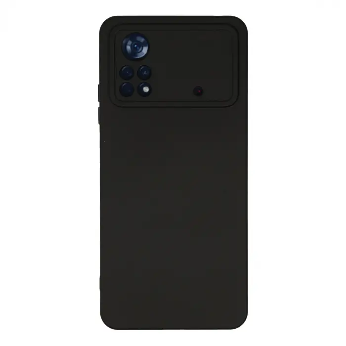 Xiaomi Poco X4 Pro 5g Kılıf Nano İçi Kadife Silikon - Siyah